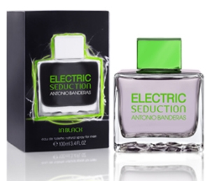 Electric Seduction in Black Antonio Banderas для мужчин